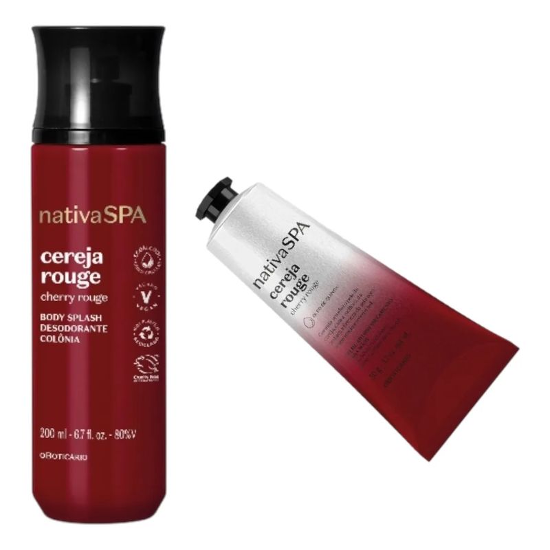 KIT PRESENTE NATIVA SPA CEREJA ROUGE (2 ITENS)